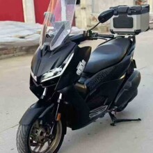 升仕 350D 支持手机投屏 排量350cc 踏板黑色燃油助力 摩托车