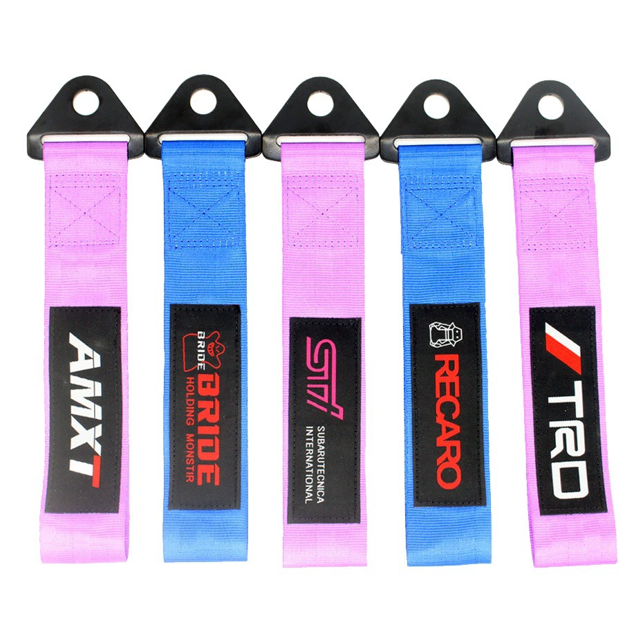 Автомобиль буксировочный трос буксировочный ремень мода гоночный автомобиль модификация личность тенденция Тяговый ремень украшение тяговый трос личность MOMO