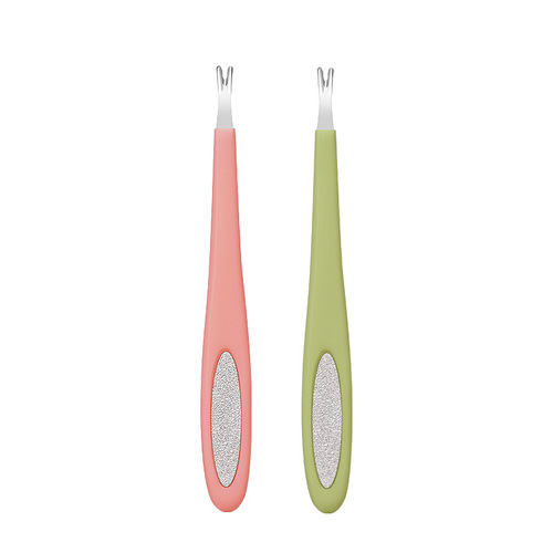 Chuanqi'er nail file removes dead skin fork manicure tool manicure edge cuticle push dead skin shovel nail grinding file