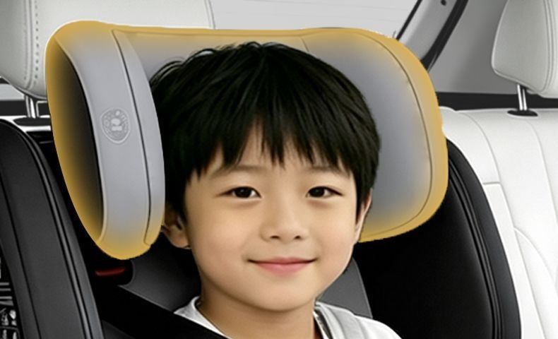 Simple rear seat safety seat for 12-year-olds, suitable for portable folding car seats for older children, children's car seat with cotton upholstery