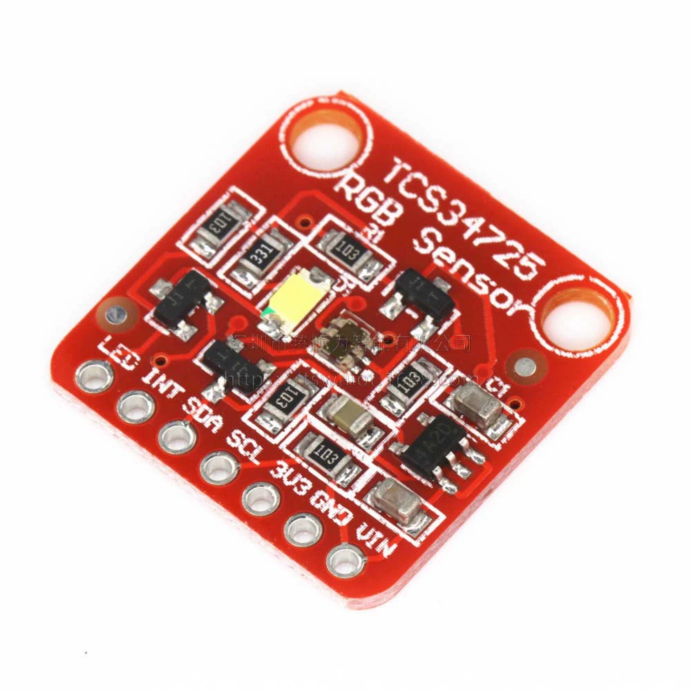 Цветовой сенсор TCS34725 RGB модуль разработки SunlePhat