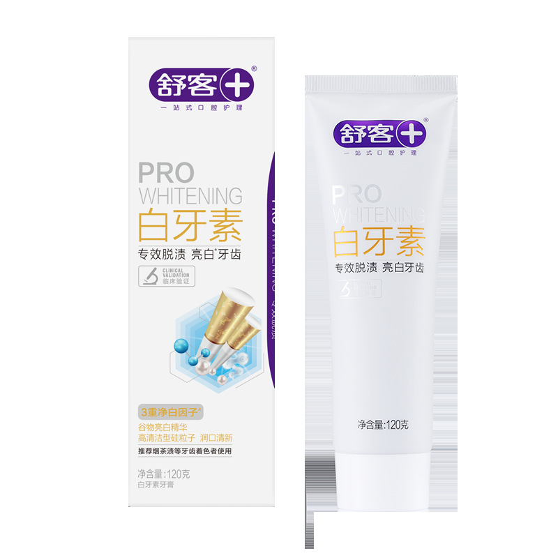 슈커 화이트 치아 미백 치약 (슬리마린향) 120g