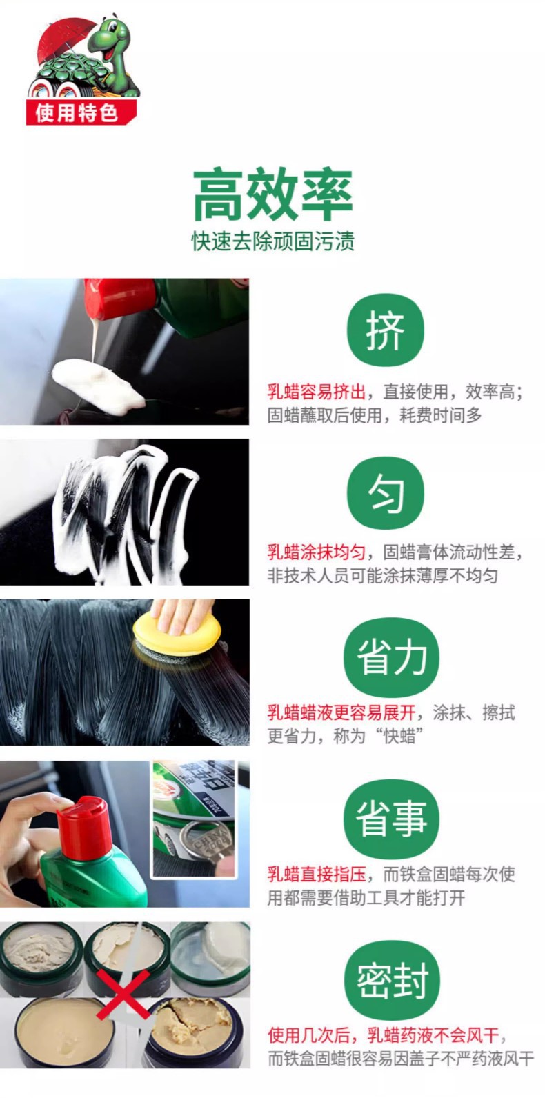 清洁上光蜡