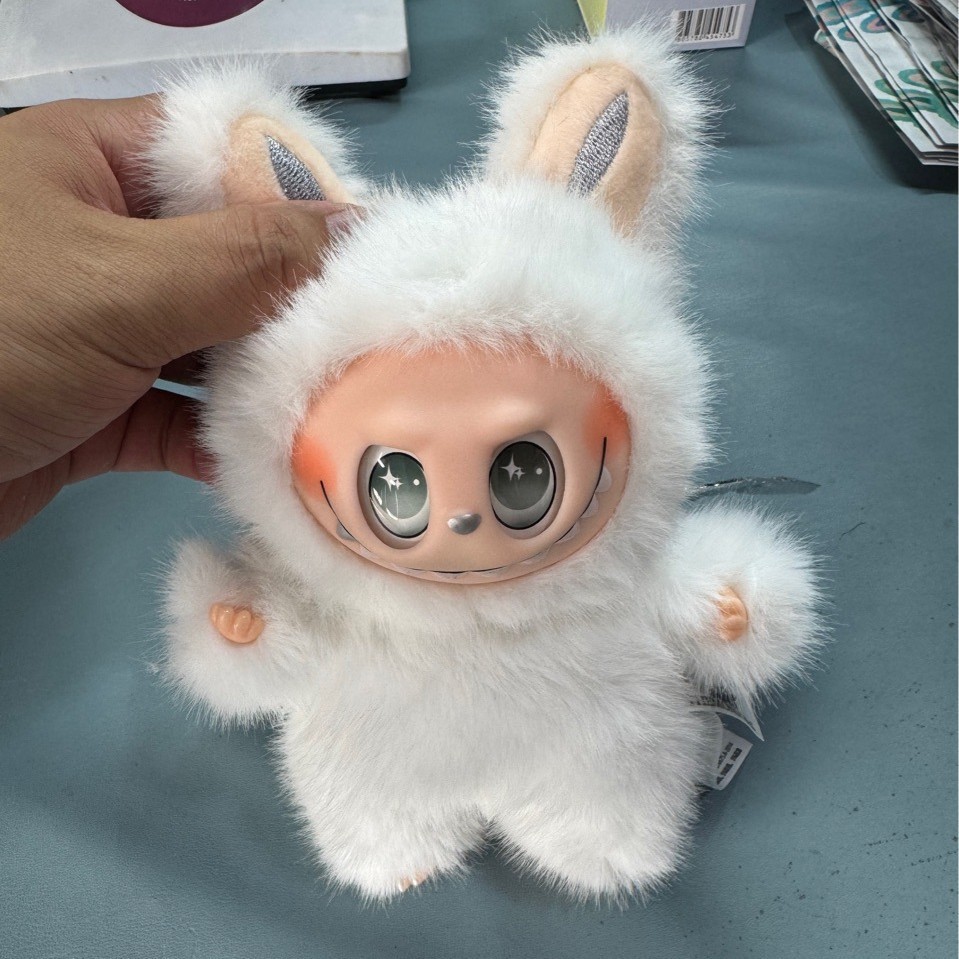 Angelino Jefe ZIMOMO LABU TABLABU Serie de adornos muñecas de peluche colgantes de llaves