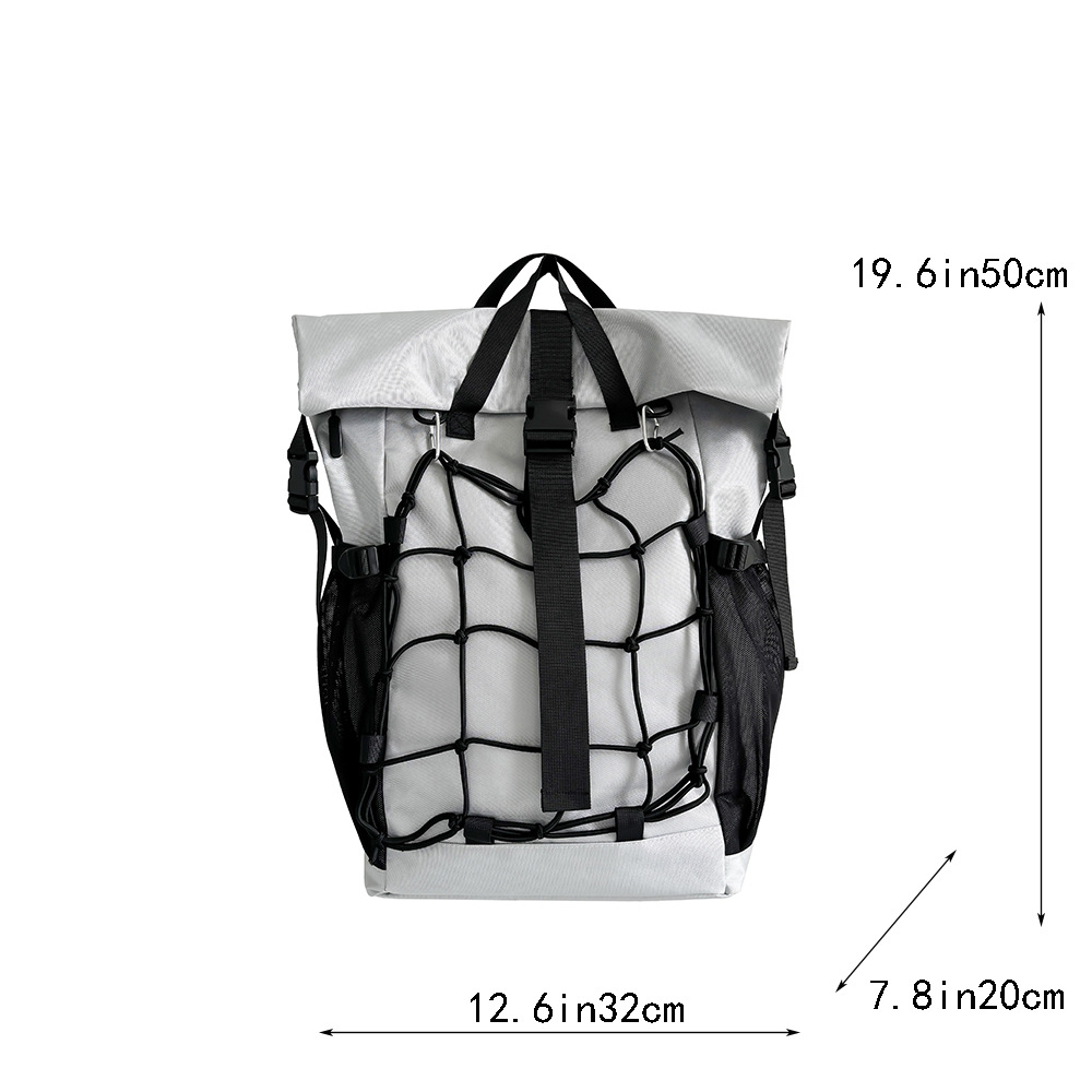 Bolsa de baloncesto deportivo multifuncional, bolsa de casco de locomotiva al aire libre, nueva mochila de red transfronteriza, bolso de mano casual para hombres