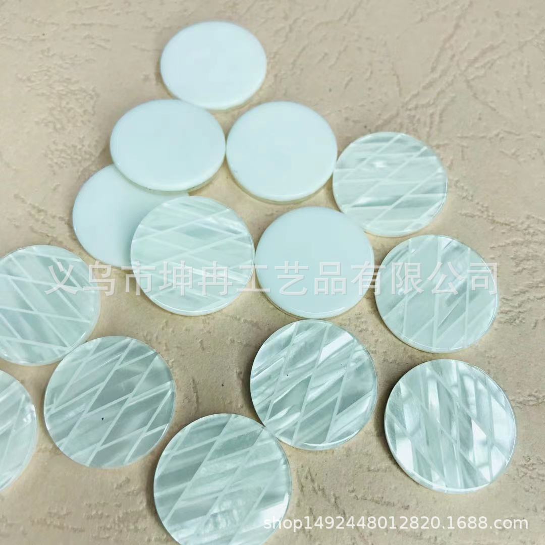 厂家直销韩版菱格亚克力圆形2.0cm片耳钉耳环耳饰工艺品家装贴片