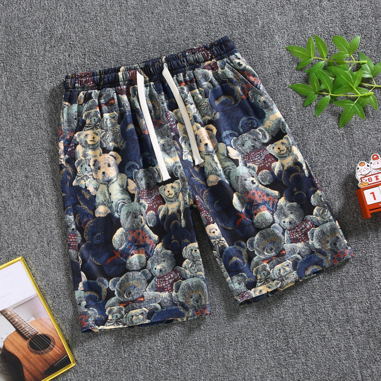 Men's Summer Beach Shorts Cross-Border Trade Casual Running Sports Shorts Men's 5-Point Straight Pants Trendy