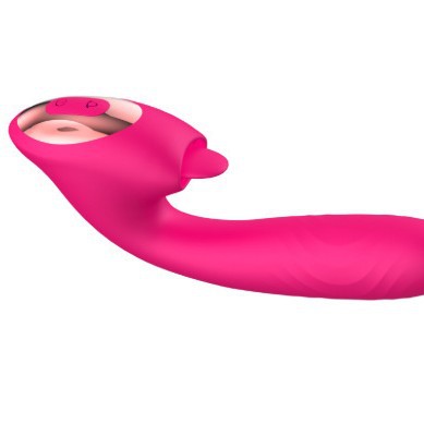 Nueva lengua retráctil vibrador femenino masturbación femenina AV masaje masturbación palo productos del sexo femenino al por mayor