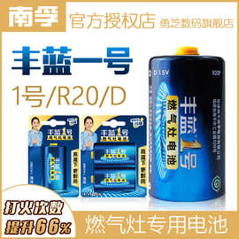 南孚丰蓝1号电池燃气灶煤气灶天然气热水器一号  R20P碳性D号电池