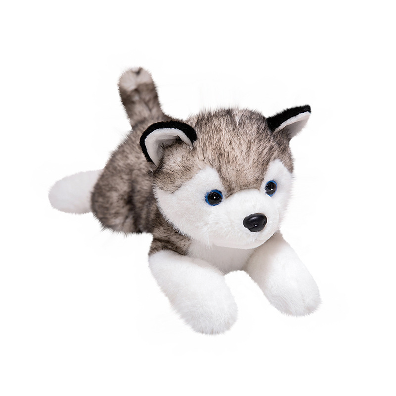 Linda muñeca husky peluche cachorro linda almohada muñeca Erha muñeca regalo de cumpleaños para niños