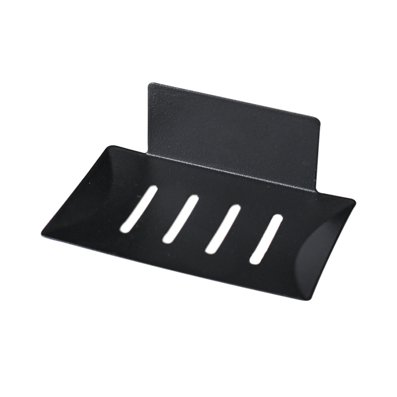 Caja de jabón transfronteriza de Amazon sin perforar plato de jabón de drenaje montado en la pared baño caja de almacenamiento de jabón doméstico