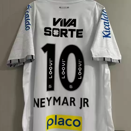 25-26 New Santos Home 10 Neymar Football Jersey Brazilian Serie A Shirt
