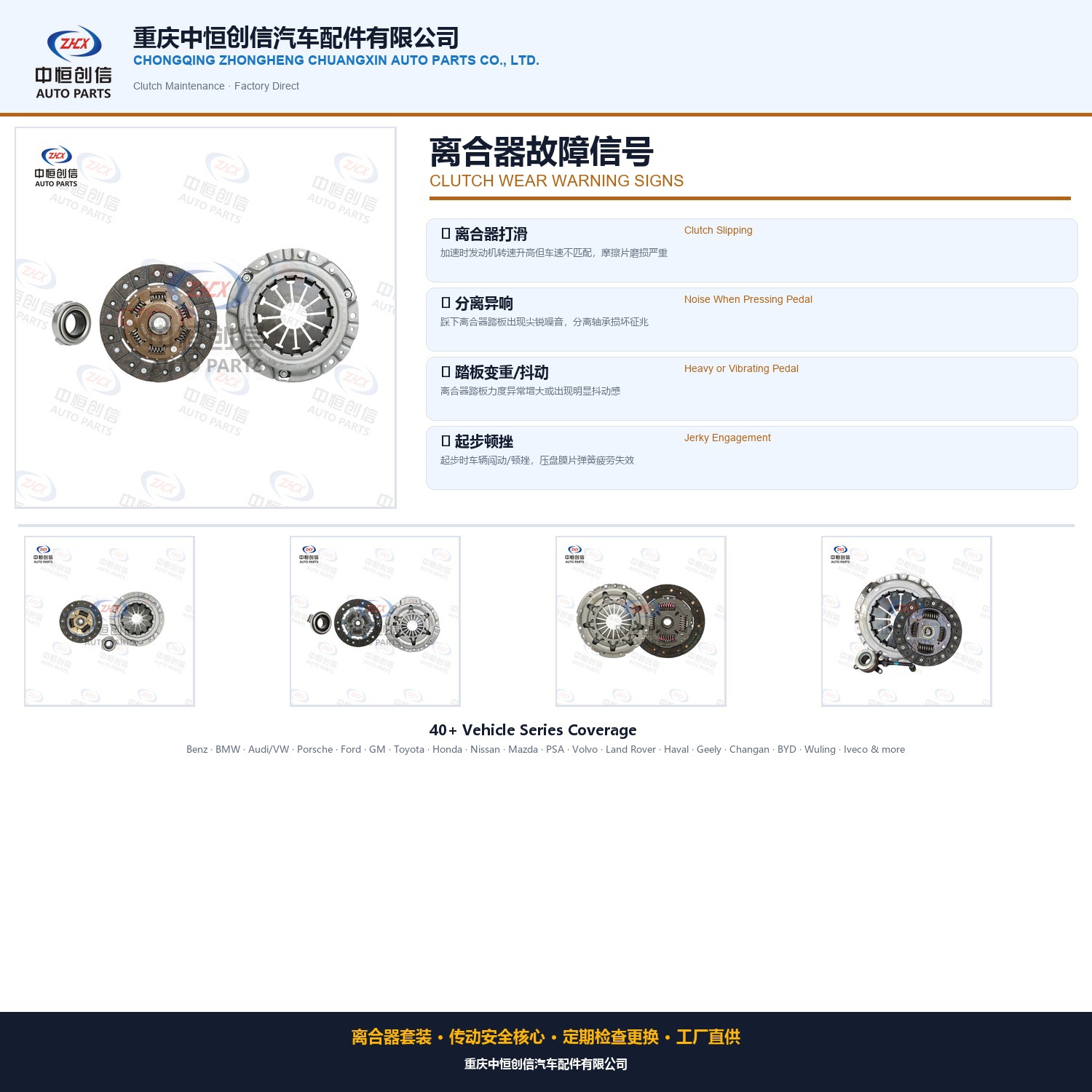 Suitable for Changan Star 1.0/1.0L clutch kit