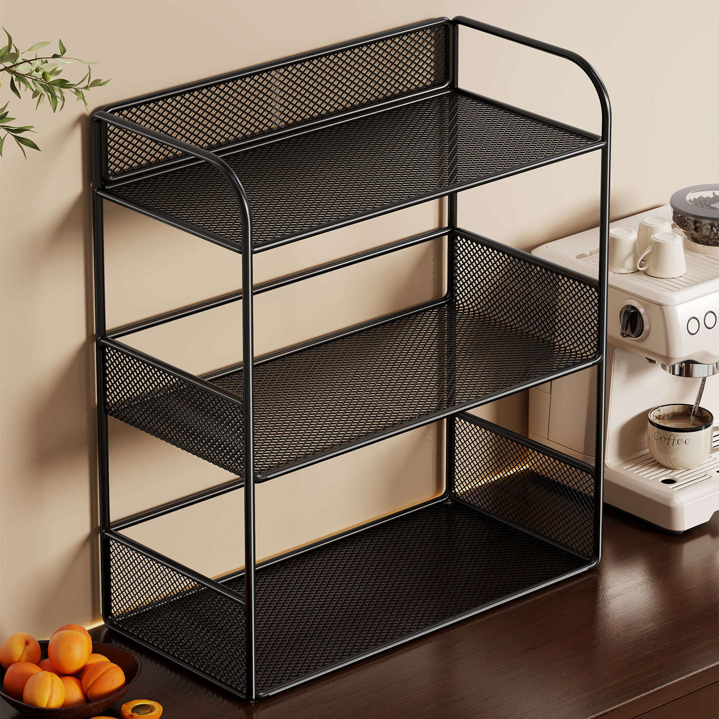 Estante Organizador de Tazas para Mesa, Multicapa, para Sala de Estar