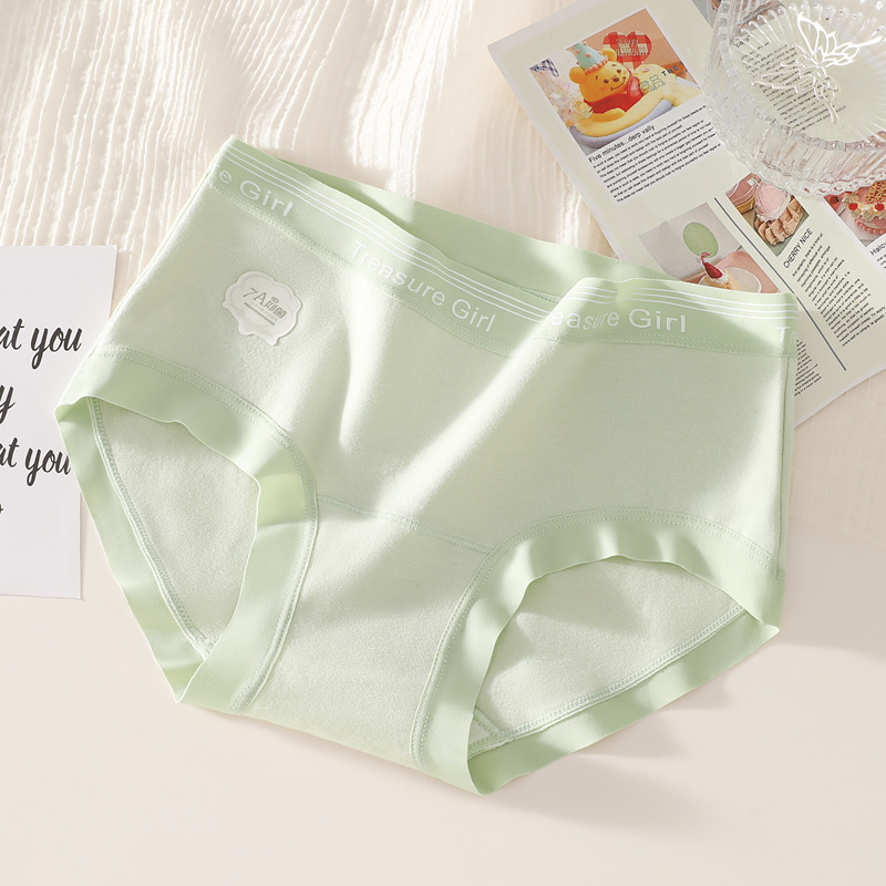 Calzoncillos de mujer de algodón de verano fino algodón antibacteriano entrepierna inferior calzoncillos de niña pantalones cortos de cintura media y alta calzoncillos sin costuras