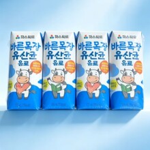 韩国进口帕滋乐乳酸菌饮料灭菌型酸酸乳125ml*4