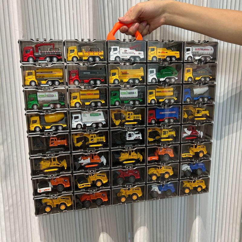 Collection Edition Alloy City Engineering Car suit Boy Storage Box Car Toy Children's Toy Gift Display Box Collection Edition Alloy City Engineering Car suit Boy Storage Box Car Toy Children's Toy Gift Display Box