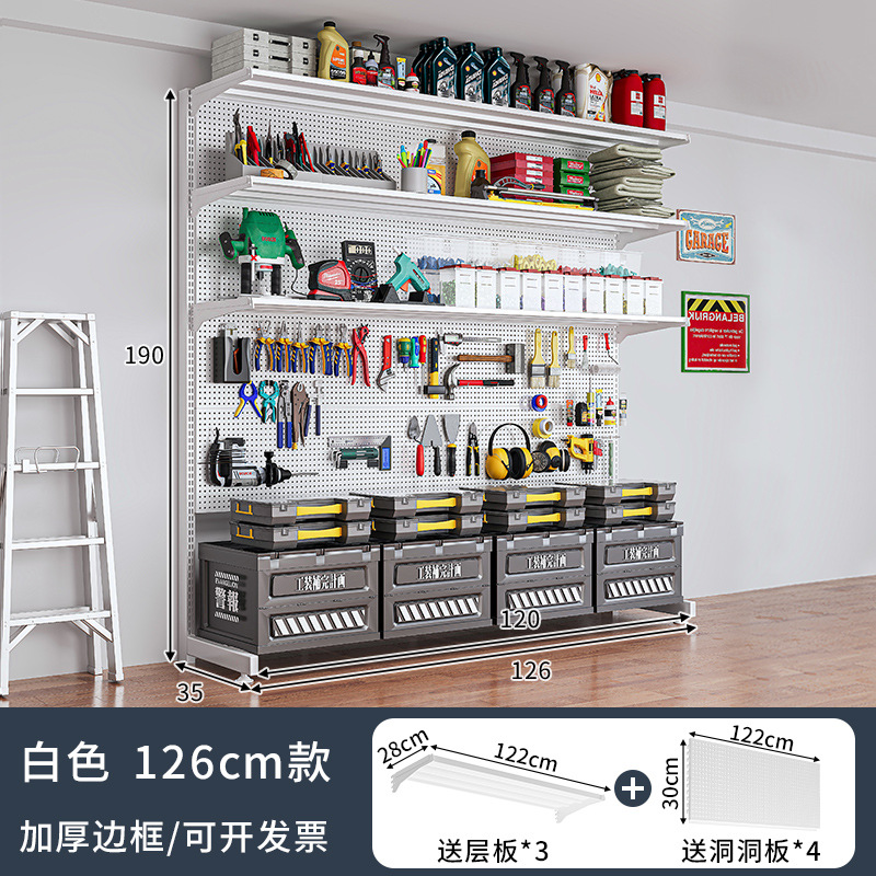 Estante de almacenamiento de herramientas de hardware vertical de piso estante de almacenamiento de equipos deportivos de metal sin perforación estante doméstico