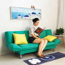 布艺沙发客厅小户型多功能沙发床两用懒人小沙发简约现代单人沙发