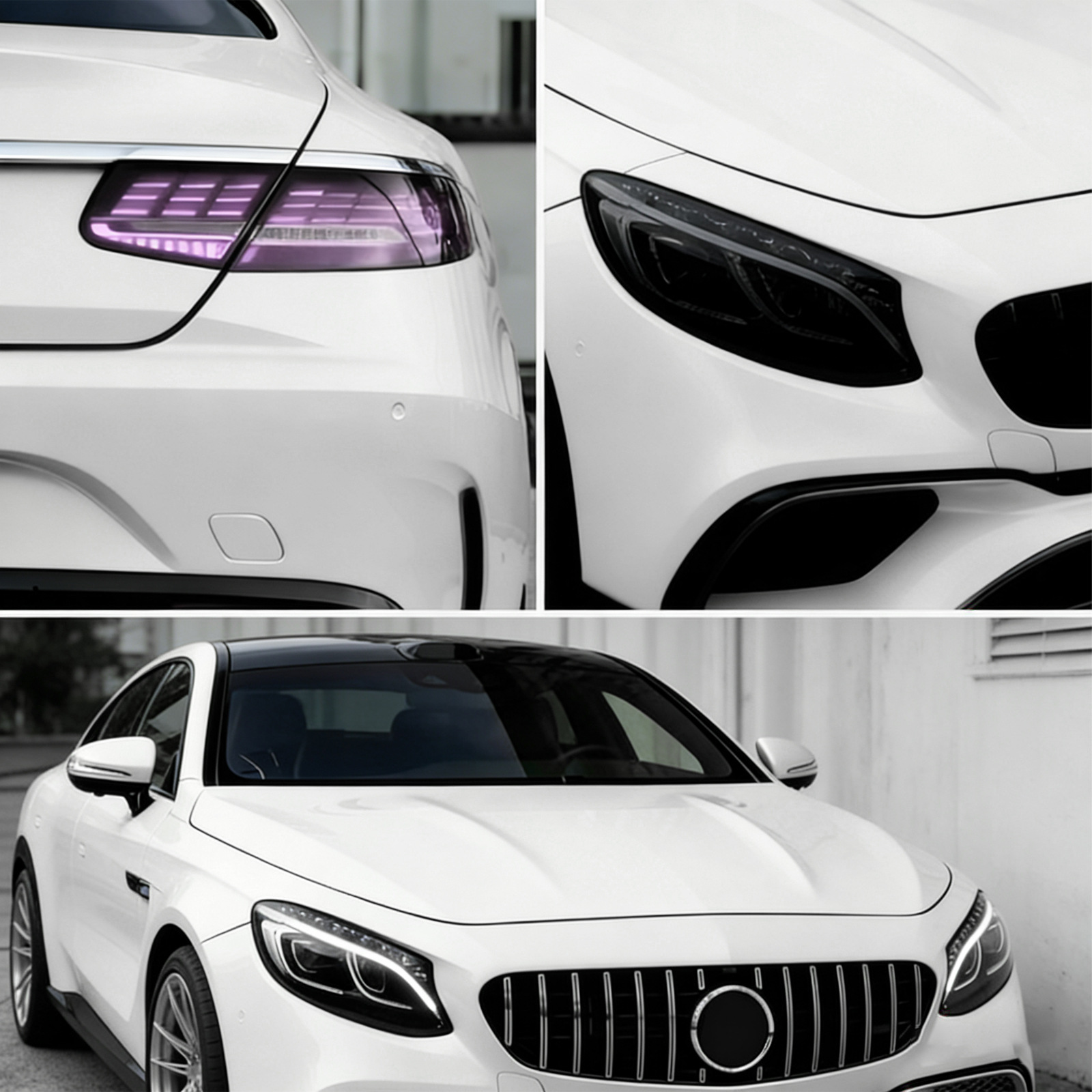 Cross-Border Supply of High-Quality Tpu Color-Changing Film Ppf Crystal Piano White Car Paint Protection Film Anti-Scratch Self-Healing