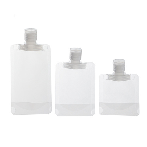 Travel refill bag, skin care cosmetics, shampoo, disposable portable travel storage bag, lotion sample refill bottle