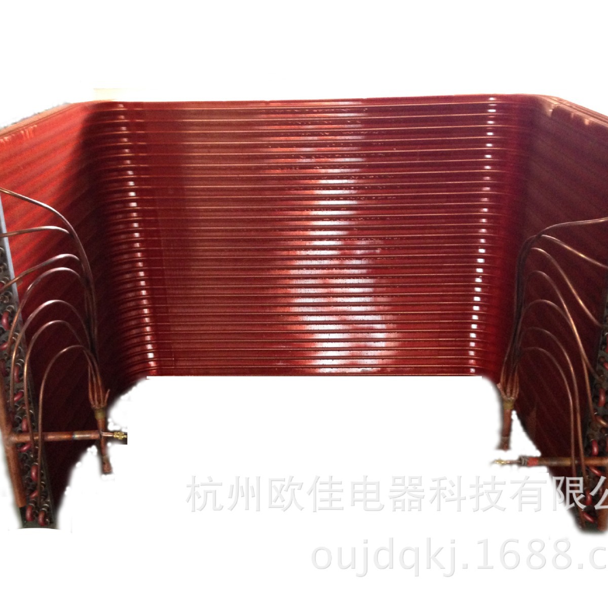 铜箔蒸发冷凝器现货铜管铝翅片式冷凝器冷库散热器表冷器厂家