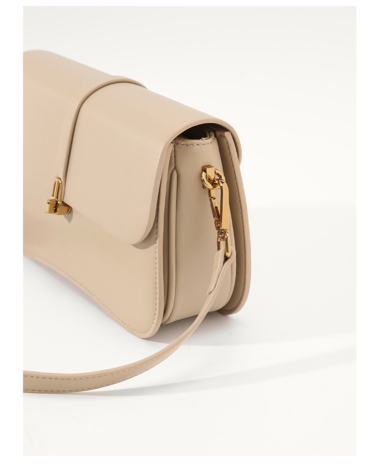 Elegante schoudertas voor dames in melkthee kleur premium stijl_voghion.com