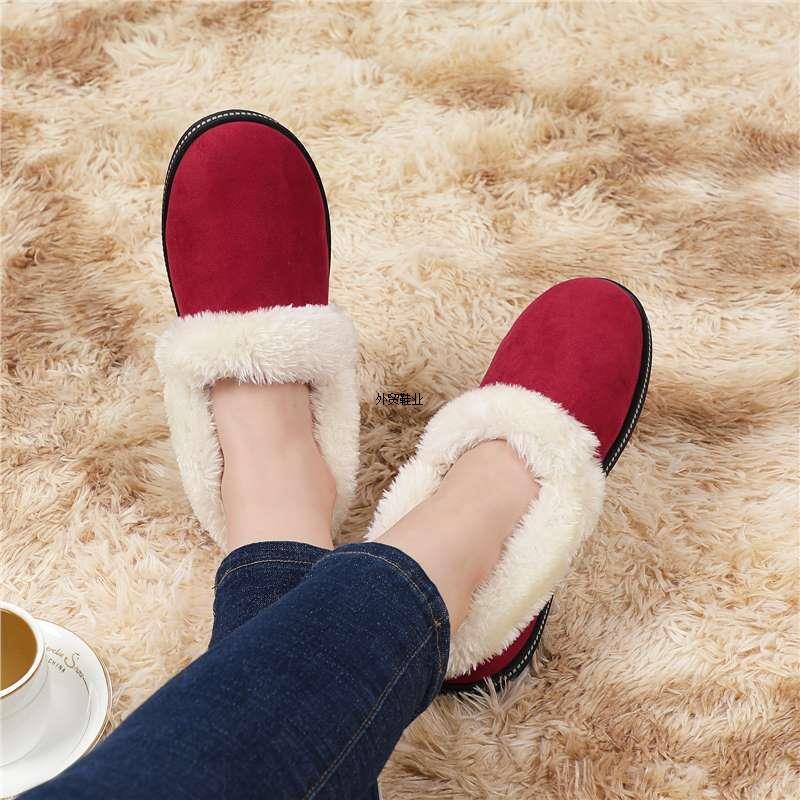Women's Slippers, Women's Platform Snow Toe-Toe Thick-Soled New Cotton Shoes, Winter Warm and Fashionable Manufacturers Wholesale