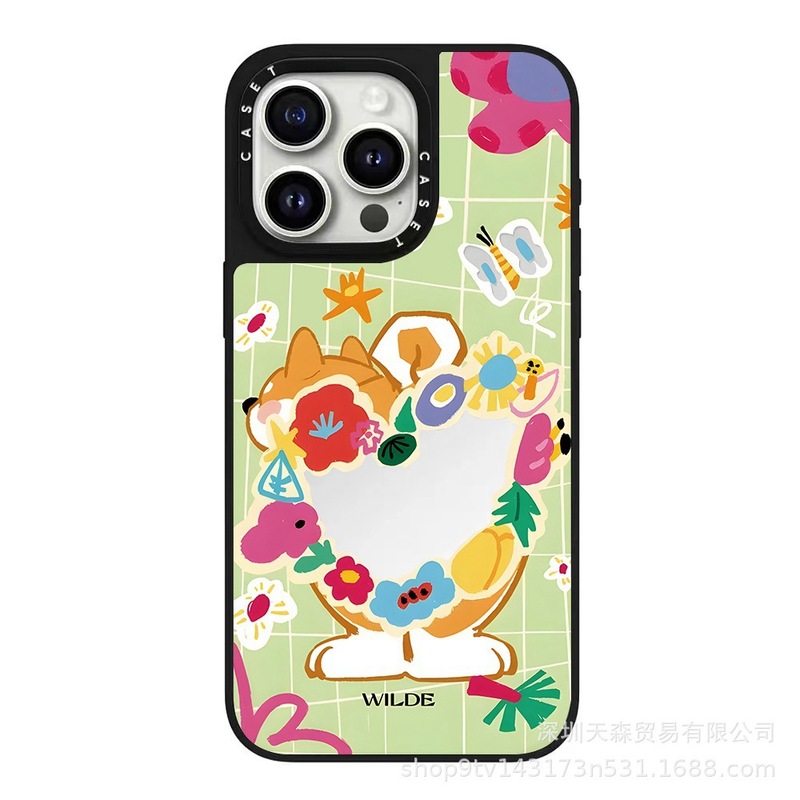 CASET联名以爱之名适用苹果iPhone16ProMax手机壳15pro潮牌13镜面|undefined