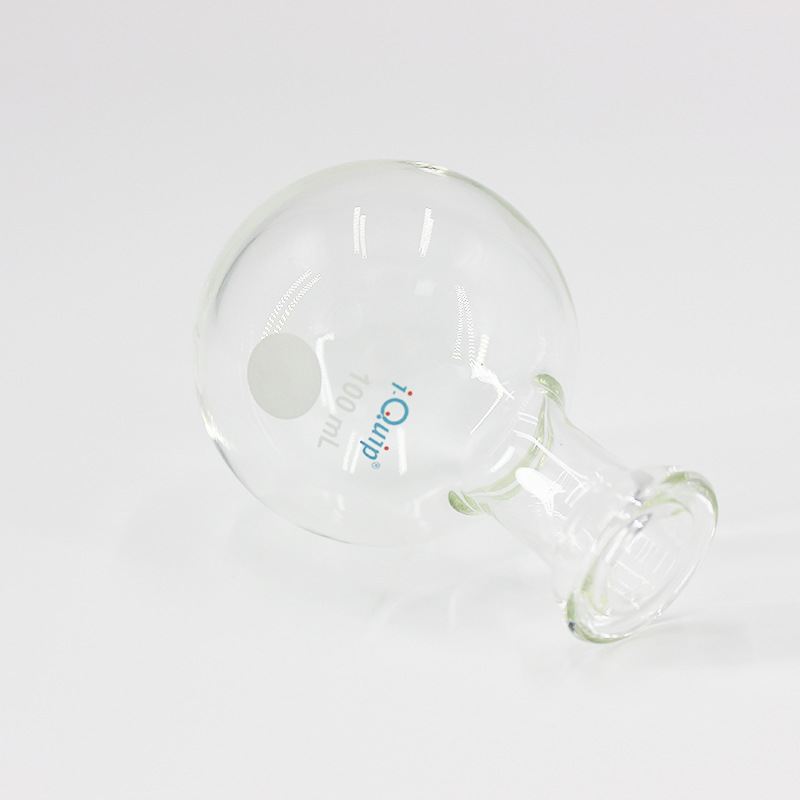 芯硅谷 F4487 烧瓶,带法兰盘磨口,高硼硅 圆底烧瓶 茄型烧瓶 球瓶