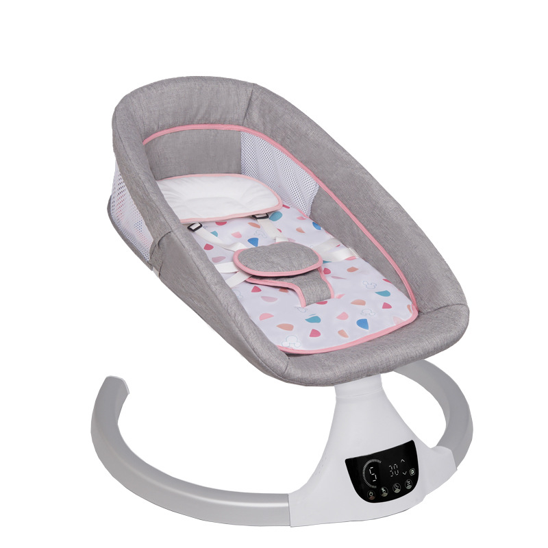 Bebé mecedora eléctrica mecedora cama fuente suministro directo de fábrica cuna transfronteriza coaxial bebé dormir recién nacido comodidad silla cuna