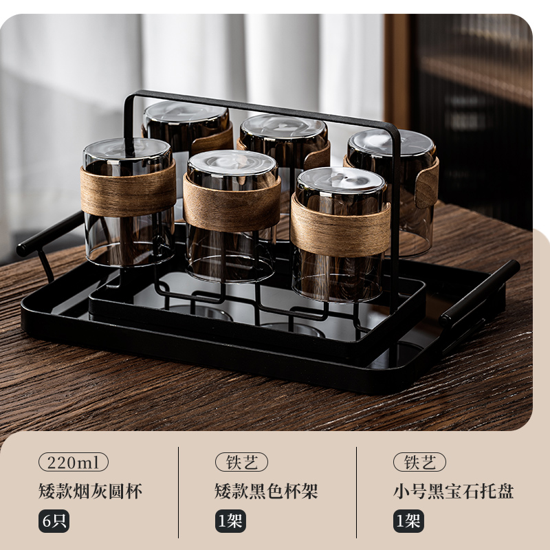 Nueva taza de agua de vidrio resistente a altas temperaturas china, sala de estar doméstica, tetera de té de lujo ligera y de alta calidad