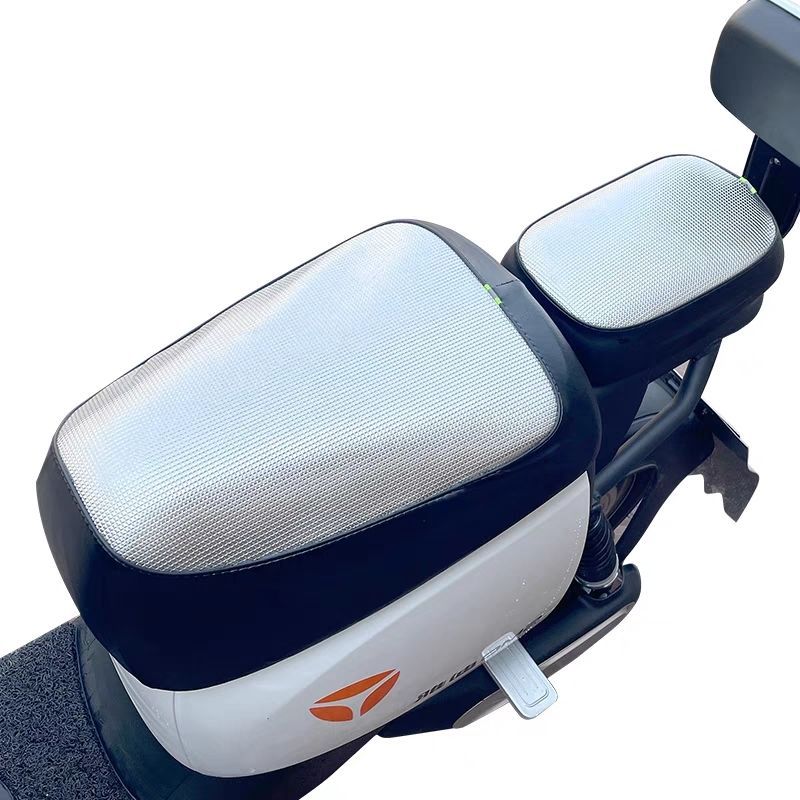 New National Standard 009 Electric Vehicle Seat Cushion Cover, Waterproof, Sun-Proof, Heat-Insulating, Deep Coverage A7A8T90 Electric Scooter Leather Seat Cover