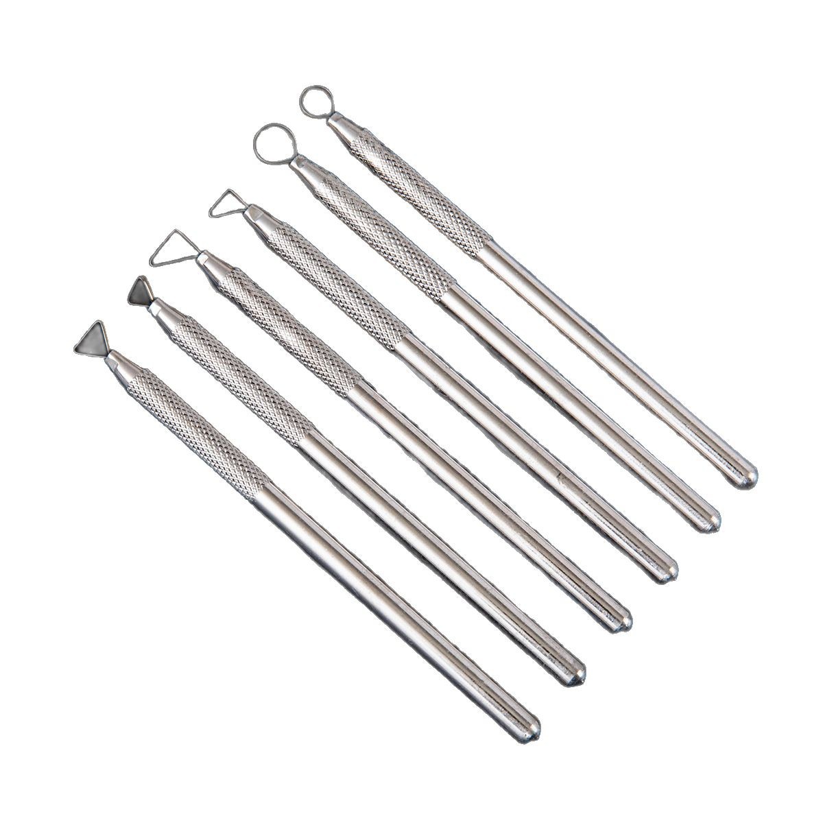 Herramientas de cerámica al por mayor Escultura de arcilla Cuchillo de grabado Herramientas de arcilla Herramientas de arcilla Juego de seis piezas Herramientas de bricolaje