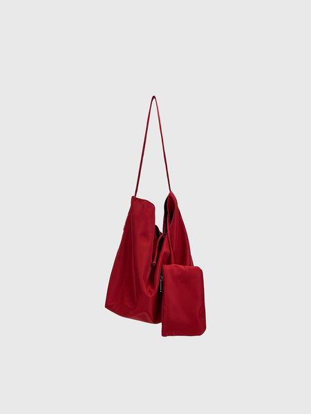 Capacious one-shoulder bag