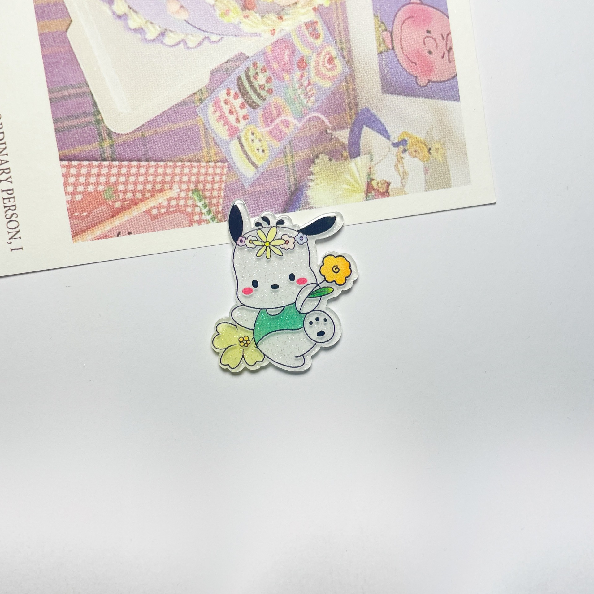 플라워 파차 3.1cm * 2.6cm (단장)