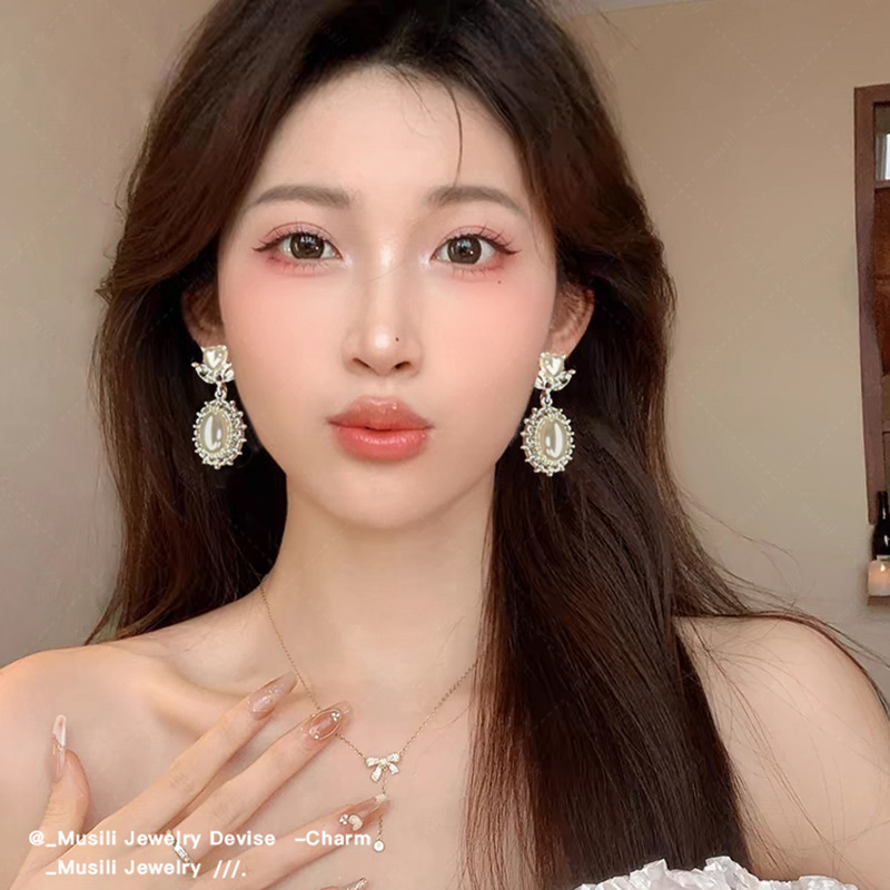 高级感仿珍珠耳夹无耳洞女2025新款爆款耳环小众设计感法式气质饰|undefined