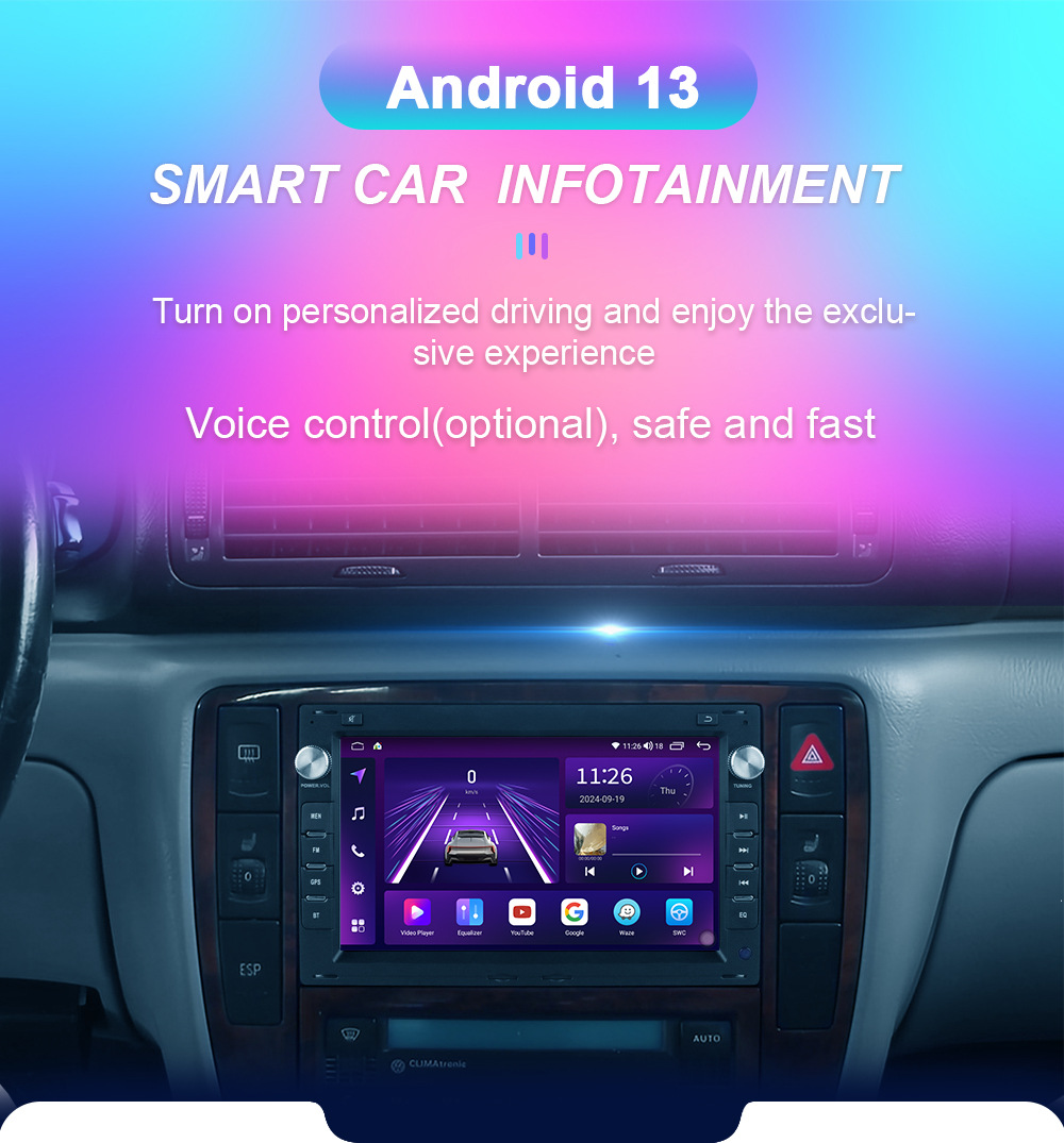 Cross-border 7-inch navigation is suitable for 97-09 Volkswagen Passat navigator car MP5 reversing image