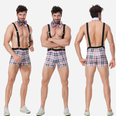 萬聖節化裝舞會新款男士酒吧夜店制服派對cos服裝角色扮演服