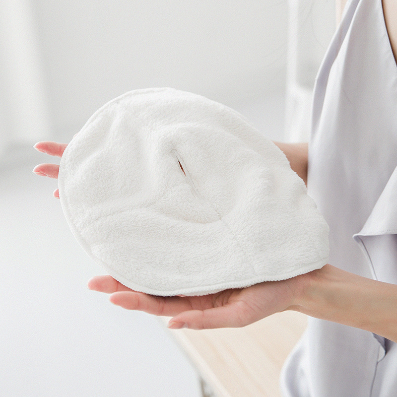Hot compress towel facial mask towel beauty salon coral velvet absorbent moisturizing cold compress skin-friendly facial care facial towel