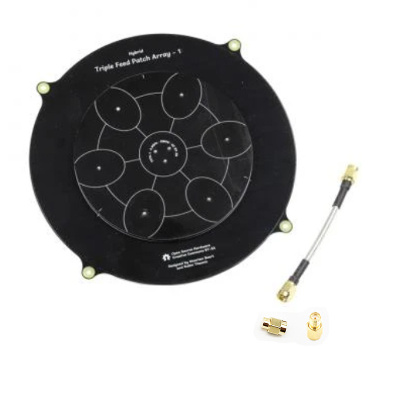 150mm Triple Feed Patch 5.8GHz 14dBi Pagoda Array FPV天线