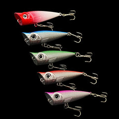 Bass wholesale hard lure ABS plastic built-in rattle 5.2cm/4g micro creature surface walking system fishing lure