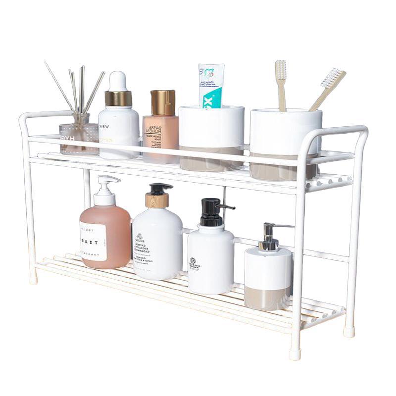 Rack de la mesa de lavado en la mesa de inodoro cosméticos rack de artículos de lavado en la mesa de inodoro ultra estrecho rack de lavado en el baño