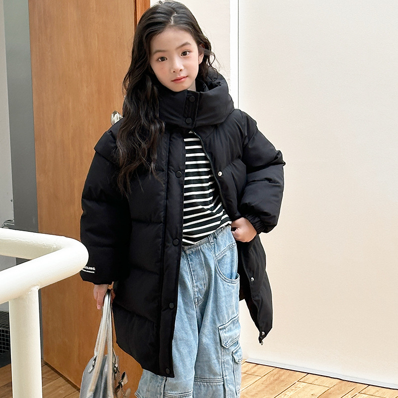 Winter Children's Cotton Clothing New Style Boys' and Girls' Hooded Jackets Korean Style Thickened Warm Children's Clothing for Older Kids Winter Children's Cotton Clothing New Style Boys' and Girls' Hooded Jackets Korean Style Thickened Warm Children's Clothing for Older Kids