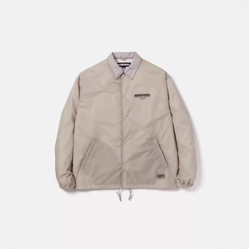 Fashionable Brand Nbhd Windbreaker Printed Nylon Windproof Loose Casual Coach Jacket 24Ss