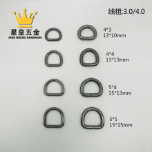 厂家金属D扣 D字扣 DIY五金辅料配件半圆拉环半圆扣D环d型环d形环