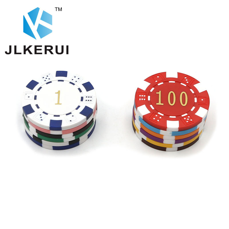 Senior de baccarat mahjong token chip de póquer de Texas código de moneda de cristal transparente chip de entretenimiento