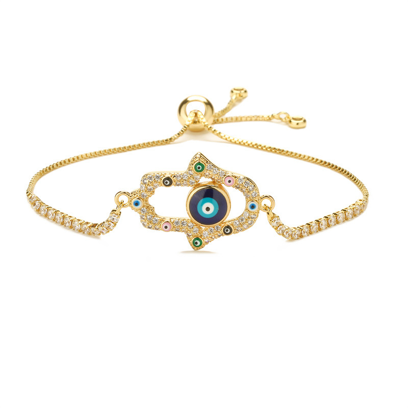 Lucky Evil Eye Red String Bracelet Adjustable Protection Jewelry_voghion.com