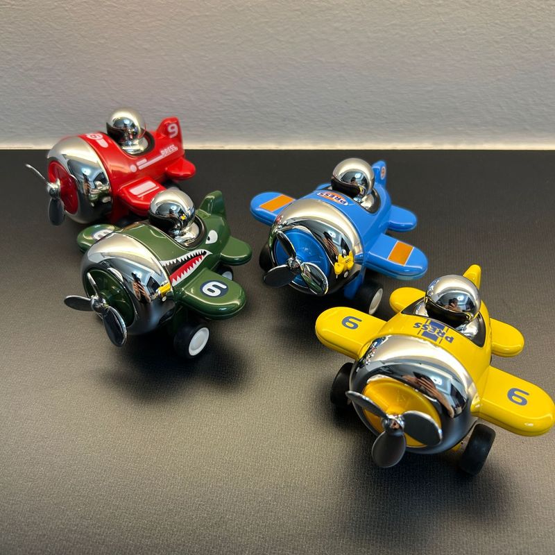 クロスボーダーミニq版漫画合金飛行機プッシュスライディング男の子子供おもちゃ車モデルグラインダープレゼント|undefined