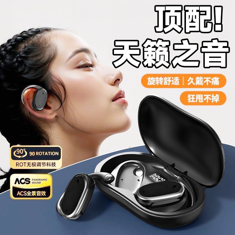Gt760 Ear-Hook Wireless Bluetooth Headset, Ultra-Long Battery Life, Noise Reduction, Calls, Running, Sports, Mini, Universal Wholesale